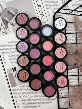 Гель камуфлирующий для наращиванмя ногтей с шиммером Glory Sofiprofi Camouflage gel, 15 мл